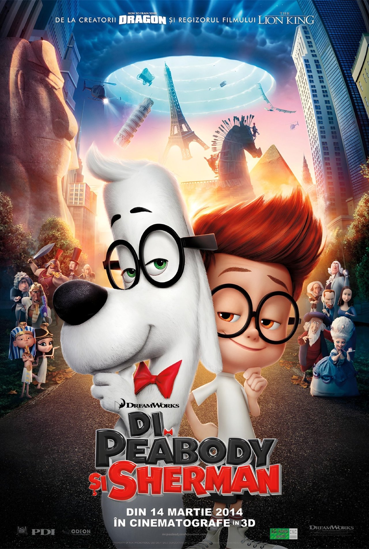Domnul Peabody și Sherman (2014) – Dublat în Română
